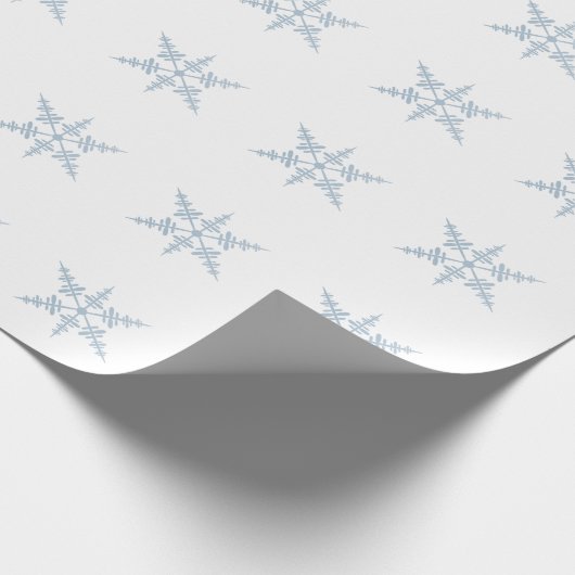 Winter Snowflakes Cadeaupapier (Hoek)