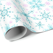 Winter Snowflakes Cadeaupapier (Rol Hoek)