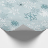 Winter Snowflakes Cadeaupapier (Hoek)