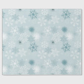 Winter Snowflakes Cadeaupapier (Vlak)