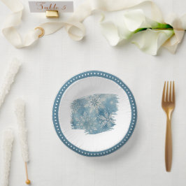 Winter Snowflakes Christmas Party Papieren Kommen