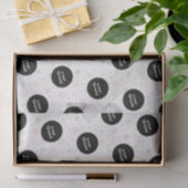 Winter Snowflakes Company Logo Vakantie Bedrijf Tissuepapier (Geschenk)