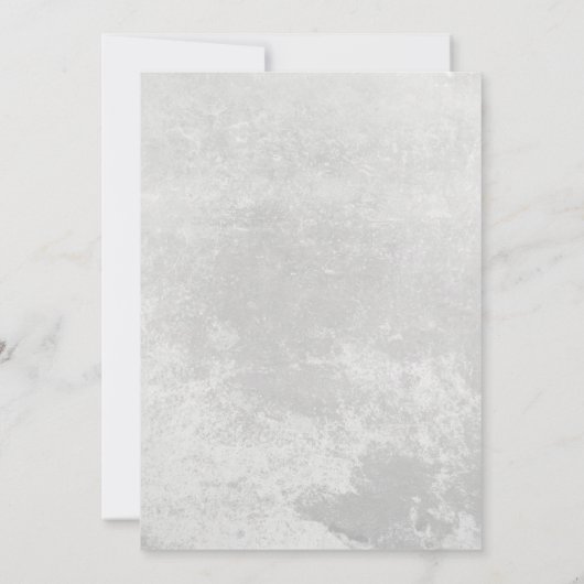 Winter Snowflakes Elegant Chalkboard Baby shower Kaart (Achterkant)