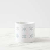 Winter Snowflakes Espresso Kop (Voorkant)