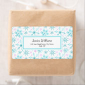 Winter Snowflakes Etiket (Insitu)