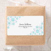 Winter Snowflakes Etiket (Insitu)
