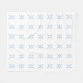 Winter Snowflakes Fleece Deken (Voorkant (Horizontaal))