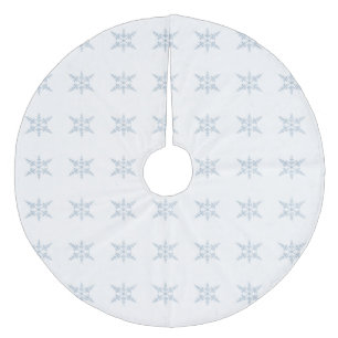 Winter Snowflakes Fleece Kerstboom Rok