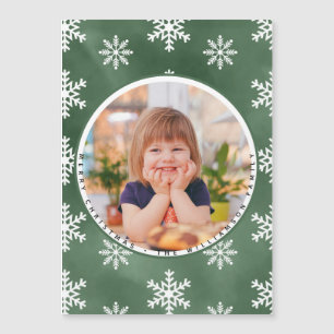 Winter Snowflakes Fotofamilie - kerstkaart