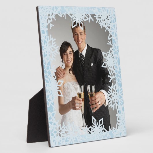 Winter Snowflakes Fotoplaat (Zijkant)