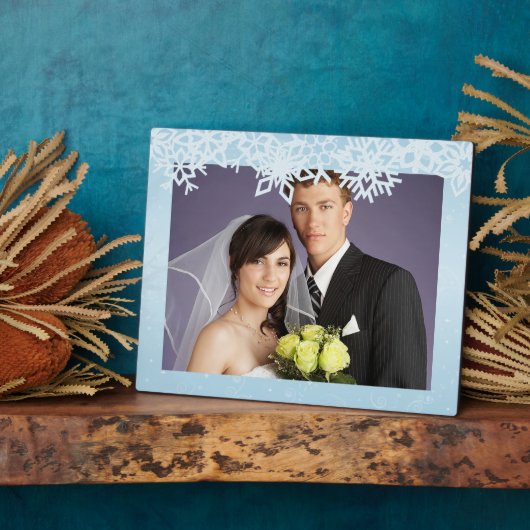 Winter Snowflakes Fotoplaat (Zijkant)