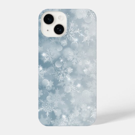 Winter Snowflakes Frost Snow Icy iPhone Hoesje (Achterkant)