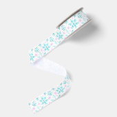 Winter Snowflakes Grosgrain Lint (Achterkant)