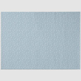 Winter Snowflakes Ice Blue Retro geïnspireerd Tissuepapier