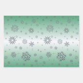Winter Snowflakes Inpakpapier Vel (Voorkant 2)