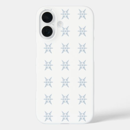 Winter Snowflakes iPhone / iPad hoesje (Achterkant)