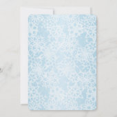 Winter Snowflakes Kaart (Achterkant)