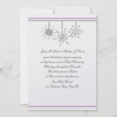 Winter Snowflakes Kaart (Voorkant)