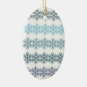 Winter Snowflakes Keramisch Ornament (Rechts)