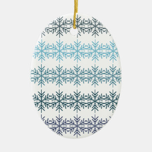 Winter Snowflakes Keramisch Ornament