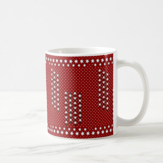 Winter Snowflakes Koffiemok (Rechts)