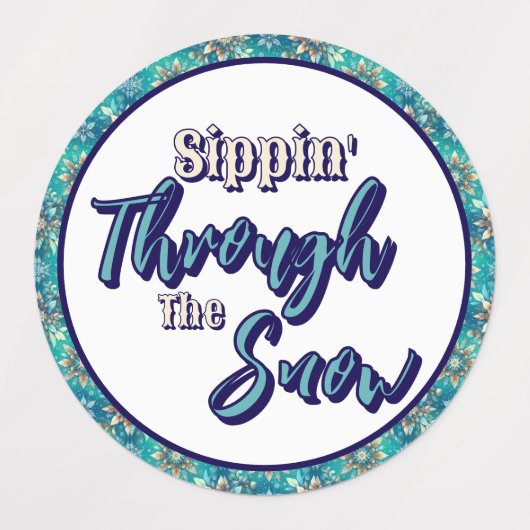 Winter Snowflakes  Labels (Design 1)