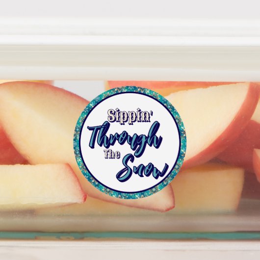 Winter Snowflakes  Labels (Aangebracht)