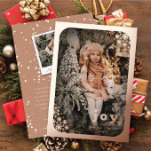 Winter Snowflakes Lijst Prettige feestdagen Elegan