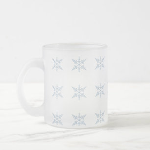 Winter Snowflakes Matglas Koffiemok