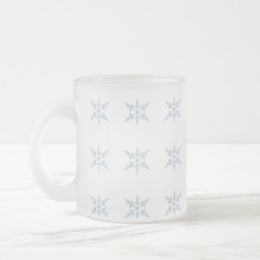 Winter Snowflakes Matglas Koffiemok (Links)