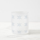 Winter Snowflakes Matglas Koffiemok (Center)