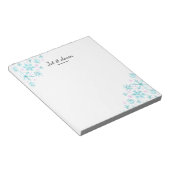 Winter Snowflakes Notitieblok (Schuin)