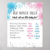 Winter Snowflakes Old Wives Tales Poster (Voorkant)
