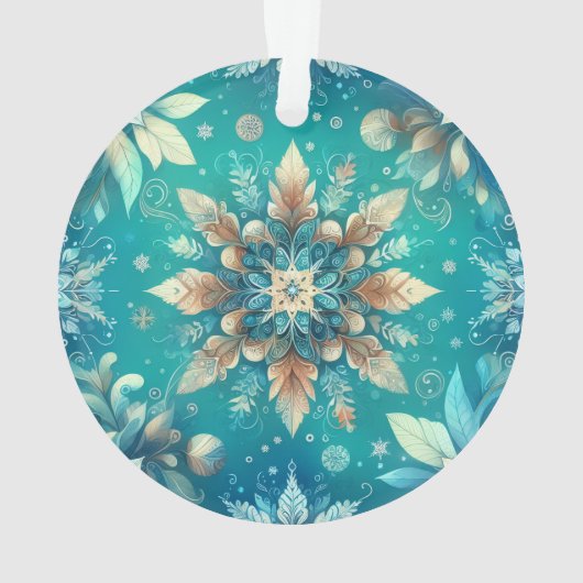 Winter Snowflakes Ornament (achterkant)