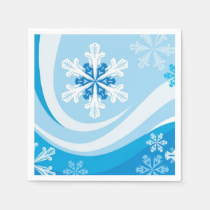 Winter Snowflakes Paper Napkins Servet