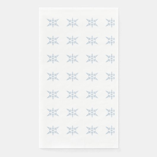 Winter Snowflakes Papier servet (Voorkant)