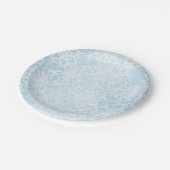 Winter Snowflakes Papieren Bordje (Gekanteld)