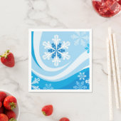 Winter Snowflakes Papieren servetten (Insitu)