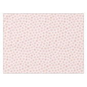 Winter Snowflakes Print Blush Pink Kerstmis Tafelkleed (Voorkant (Horizontaal))