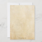 Winter Snowflakes Rustic repetitie nodigt uit Kaart (Achterkant)