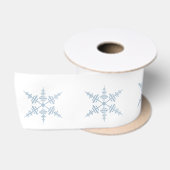 Winter Snowflakes Satijnen Lint (Spoel)