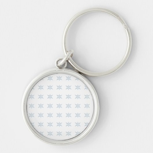 Winter Snowflakes Sleutelhanger (Voorkant)