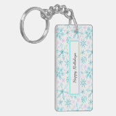 Winter Snowflakes Sleutelhanger (Voorkant Links)