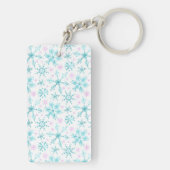 Winter Snowflakes Sleutelhanger (achterkant)