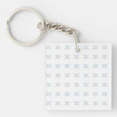 Winter Snowflakes Sleutelhanger (voorkant)