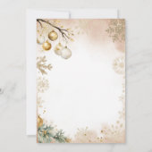 Winter Snowflakes Spanish Sorpresa 60th Birthday Kaart (Achterkant)