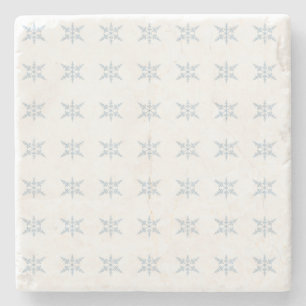 Winter Snowflakes Stenen Onderzetter