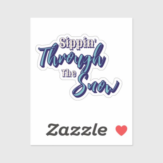 Winter Snowflakes  Sticker (Vel)