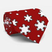 Winter Snowflakes Stropdas (Opgerold)