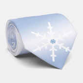 Winter Snowflakes Stropdas (Opgerold)